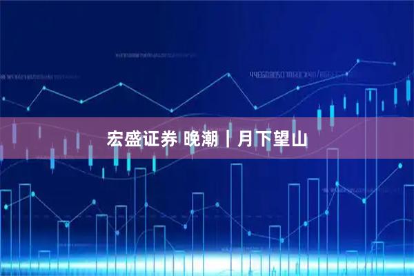 宏盛证券 晚潮｜月下望山